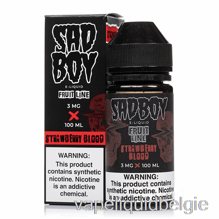 Vape Vloeibaar Aardbeienbloed - Sadboy - 100ml 0mg